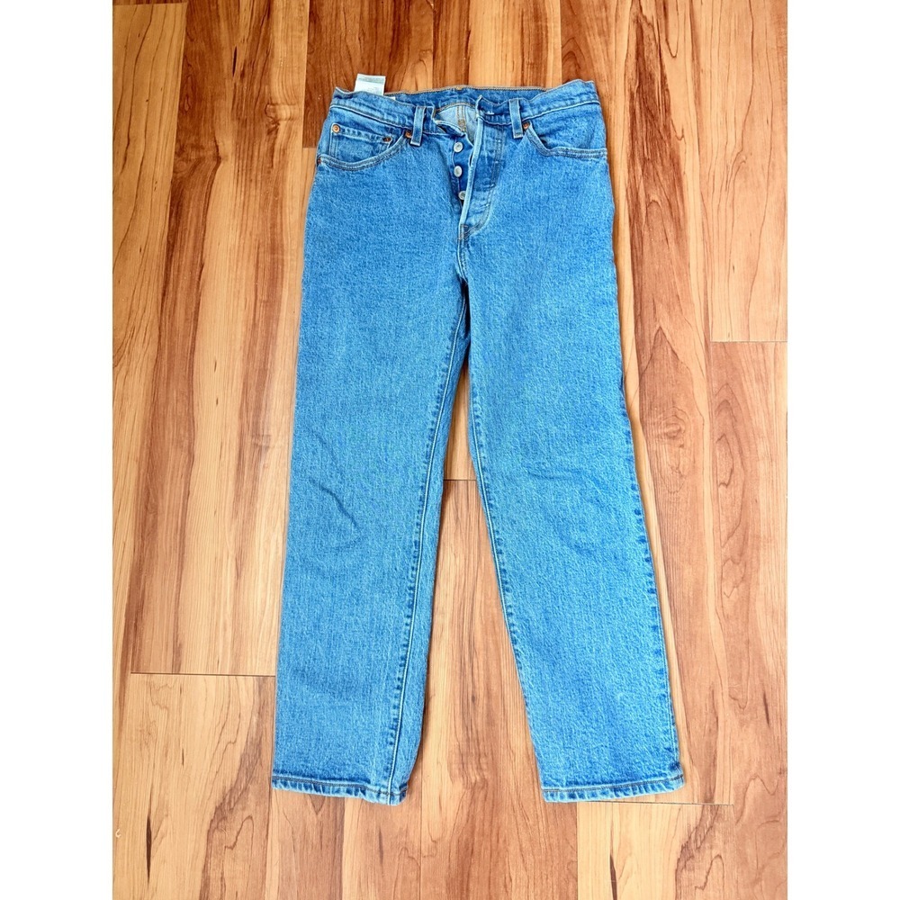 Levi's  Premium Denim‎ Jeans Light Wash Straight Leg Button Fly Size26
